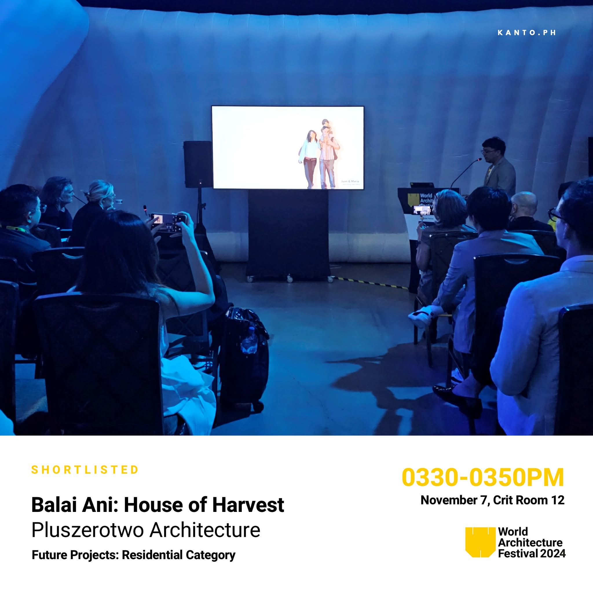Balai Ani World Architecture Festival 2024 shortlist graphic